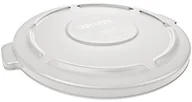 Osłony przeciwsłoneczne do aparatów - Rubbermaid Commercial Products Rubbermaid BRUTE LLDPE na śmieci okrągłą pokrywką, biały FG260900WHT - miniaturka - grafika 1
