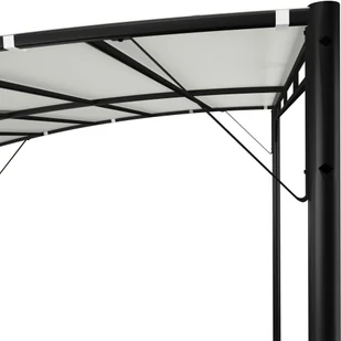 vidaXL Zadaszenie ogrodowe, 3 x 3 x 2,25 m, kremowe - Pawilony ogrodowe - miniaturka - grafika 6