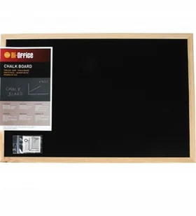 Bi-Office Black Board Basic, tablica do pisania kredą sosna ramka, czarny 60x40 cm PM0301010 - Tablice i flipcharty - miniaturka - grafika 2