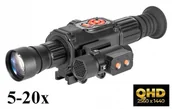 Noktowizory - RealHunter Profesjonalny Cyfrowy Celownik Noktowizyjny REAL HUNTER QHD 5-20x + Zapis + Montaż i Akcesoria - miniaturka - grafika 1