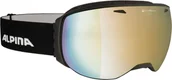 Gogle narciarskie - Alpina gogle narciarskie Big Horn QVMM czarny matowy - miniaturka - grafika 1