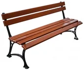 Ławki ogrodowe - Żeliwna ławeczka parkowa 150cm M5-F11 - miniaturka - grafika 1