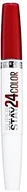 Szminki - Maybelline New York Make-Up Lippenstift Superstay 24h Color Liquid Lipstick/kremowy ciemny czerwony z uchwytem na 24 godzin, 1 X 5 G 3600531124311 - miniaturka - grafika 1