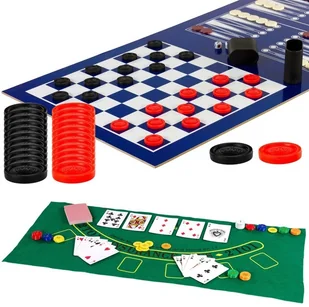 MAKSTOR.pl BRĄZOWA MULTIGRA 15w1 STÓŁ PIŁKARSKI BILARD TENIS POKER 2006021 (20060212) - Piłkarzyki - miniaturka - grafika 8