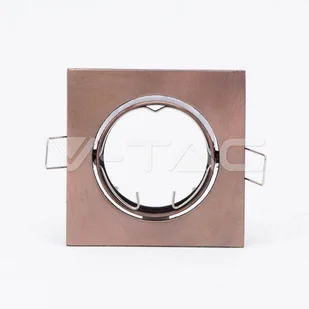 v-tac Oprawa Oczko V-TAC GU10 Kwadrat Ruchoma Miedź VT-779SQ - Oprawy, klosze i abażury - miniaturka - grafika 2