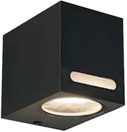 Lampy ogrodowe - Nowodvorski Ogrodowa LAMPA ścienna ASSOS 9123 zewnętrzna OPRAWA metalowa elewacyjna IP54 czarna 9123 - miniaturka - grafika 1