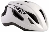Kaski rowerowe - MET Kask rowerowy ulica biały czarny S (52-56) unisex dla dorosłych 570014 - miniaturka - grafika 1