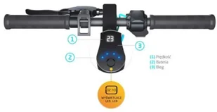 S309 Hulajnoga Elektryczna Motus Scooty 8.5 350W 25km/h - Hulajnogi elektryczne - miniaturka - grafika 5