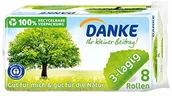 Papier toaletowy - Danke Dziękuję papier toaletowy 8er, 2er Pack (2 X 8 rolki) - miniaturka - grafika 1