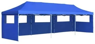 vidaXL Składany namiot z 5 ścianami bocznymi, 3 x 9 m, niebieski 44978 - Pawilony ogrodowe - miniaturka - grafika 20