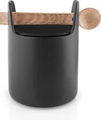 Pojemniki kuchenne - Eva Solo Pojemnik kuchenny czarny z łyżką 15 cm 520428 - miniaturka - grafika 1