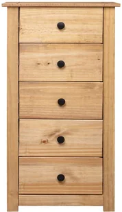 vidaXL Szafka, 46 x 40 x 89 cm, sosna, seria Panama vidaXL - Szafki do salonu - miniaturka - grafika 3