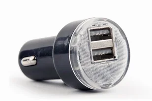 Energenie Ładowarka samochodowa z dwoma wyjściami USB EG-U2C2A-CAR-02 - Ładowarki samochodowe - miniaturka - grafika 2