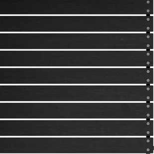 vidaXL 3-cz. zestaw wypoczynkowy do ogrodu, czarny, drewno sosnowe - Meble ogrodowe - miniaturka - grafika 7