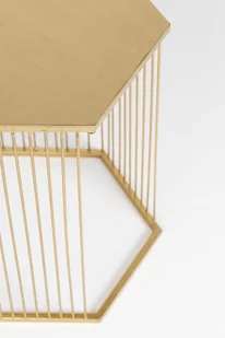 Zuiver : Stolik kawowy QUEENBEE złoty 2300192 - Ławy i stoliki kawowe - miniaturka - grafika 2