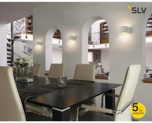 Spotline SLV PLASTRA WL CURVED CUTRAIN wewnętrzna oprawa ścienna QT-DE12 biała 1004732 - Lampy ścienne - miniaturka - grafika 3