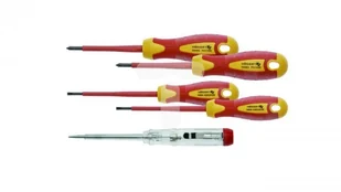 GTV Hogert Wkrętaki izolowane zestaw 5 sztuk, 1000V, stal S2, HT1S994 HT1S994 - Śrubokręty - miniaturka - grafika 2