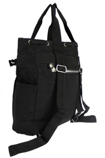 Bag Street Praktyczny Plecak Torebka 2 w 1 BAG STREET 2247 CZARNY - Plecaki - miniaturka - grafika 6