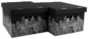 Global-Pak Schowek na drobiazgi z ozdobnym nadrukiem CITY A4 2800 - Gadżety do domu - miniaturka - grafika 2