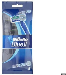 Gillette Jednorazowe maszynki do golenia, 5 szt. - Blue II Chromium Jednorazowe maszynki do golenia, 5 szt. - Blue II Chromium - Maszynki do golenia i wkłady - miniaturka - grafika 2