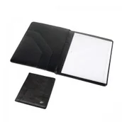 Teczki i aktówki - Panta Plast Aktówka Notes Konferencyjny Ekoskóra A4 Czarna - miniaturka - grafika 1