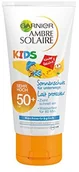 Balsamy i kremy do opalania - Garnier Ambre Solaire kremu przeciwsłonecznego Kids/zabezpieczenie przed słońcem-mleka dla dzieci Extra wodoodporny/LSF 50 +, 1er Pack 50 ML C4262315 - miniaturka - grafika 1