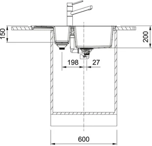 Franke Główny Zlewozmywak S2D 651-78 Kamienny szary 143.0618.687 - Zlewozmywaki - miniaturka - grafika 4