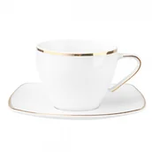 Serwisy do kawy i herbaty - MARIAPAULA MODERNA KWADRATOWA GOLD ZESTAW DO KAWY 6/21 - miniaturka - grafika 1