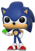 Figurki kolekcjonerskie - Funko Sonic the Hedgehog Sonic z Emerald Vinyl Figure 284 figurka kolekcjonerska, STANDARD, standardowe - miniaturka - grafika 1