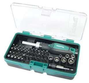 MAKITA ZESTAW AKCESORIÓW (BITY, NASADKI, GRZECHOTKA) 47szt $ (B-36170) - Bity - miniaturka - grafika 2