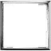 Klawisze i ramki - Ospel Ramka pojedyncza ozdobna do gniazd pojed.teleinformat.i ściemnaczy Aria srebro błysk RO-2U/67 - miniaturka - grafika 1