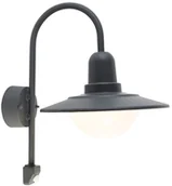 Lampy ścienne - Trio Leuchten Nowoczesny kinkiet zewnętrzny ciemnoszary z czujnikiem ruchu IP44 - Herman - miniaturka - grafika 1