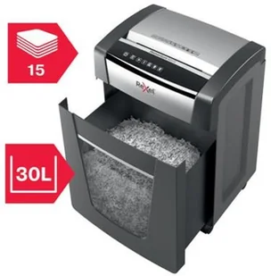 Rexel Momentum M515, mikro ścinki, P-5, 15 kart., 30l, czarna ACR2104577EU - Niszczarki - miniaturka - grafika 6