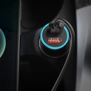 Baseus Baseus Golden Contactor Pro | Ładowarka samochodowa 2x USB Huawei FCP Quick Charge 3.0 Samsung AFC 40W TZCCJD-A0G - Ładowarki samochodowe Baseus Baseus Golden Contactor Pro | Ładowarka samochodowa 2x USB Huawei FCP Quick Charge 3.0 Samsung AFC 40W TZCCJD-A0G - Ładowarki samochodowe - miniaturka - grafika 2