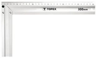 Topex Kątownik budowlany aluminiowy 300x175mm kat:30C363 - Sprzęt geodezyjny - miniaturka - grafika 3