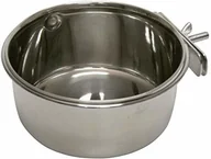 Akcesoria dla gryzoni - Kerbl KERBL 82782 miska ze stali nierdzewnej, 12 cm mocowanie na śruby 600 ML do Nager - miniaturka - grafika 1