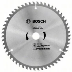 Bosch Piła tarczowa do aluminium Eco 2608644390, 54 zęby, 19x2 cm - Akcesoria do elektronarzędzi - miniaturka - grafika 2