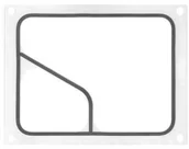 Akcesoria gastronomiczne - Hendi Matryca do Zgrzewarki na Tackę Dwudzielną Colt 227x178 mm 805640 - miniaturka - grafika 1