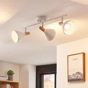 Lampy sufitowe - Lampenwelt com Arina 3-punktowa, biała lampa sufitowa LED - miniaturka - grafika 1