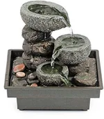 Dekoracje domu - Pajoma 18430 Floating Stones fontanna pokojowa, z żywicy syntetycznej, wysokość 25cm 18430.0 - miniaturka - grafika 1