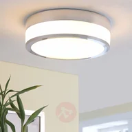 Lampy sufitowe - Lampenwelt Lampa sufitowa FLAVI do łazienek, LED E27, chrom - miniaturka - grafika 1