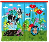 Zasłony - AG Design Firanka/zasłona FCSxxL 7023 Little Mole, część 2, 280x245 cm FCSxxL 7023 - miniaturka - grafika 1