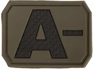 Odzież taktyczna i umundurowanie - Mil-Tec Emblemat z grupą krwi A- olive (16831201) 16831201 - miniaturka - grafika 1