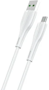 USAMS Kabel U38 microUSB 4A Fast Charge for OPPO 1m biały/white SJ375USB02 (US-SJ375) - Kable USB - miniaturka - grafika 3