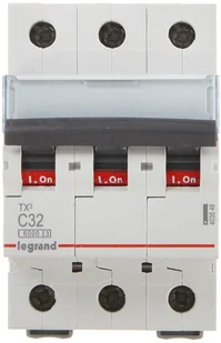 Legrand WYŁĄCZNIK NADPRĄDOWY LE-403548 TRÓJFAZOWY 32 A TYP C LE-403548 - Bezpieczniki elektryczne - miniaturka - grafika 2