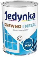 Farby zewnętrzne - Jedynka Farba Do Drewna I Metalu- matowa, niebieska, 0.9 l - miniaturka - grafika 1