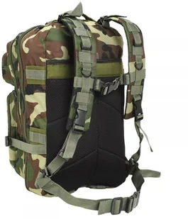 vidaXL Plecak w wojskowym stylu, 50 L, moro vidaXL - Plecaki - miniaturka - grafika 3