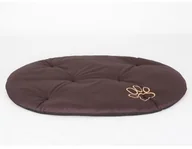 Legowiska dla psów - Hobbydog Poduszka dla zwierząt owalna ciemny brąz R6 o wymiarach 75 cm x 58 cm R6 PODCBR2 - miniaturka - grafika 1