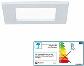 Lampy pozostałe - Paulmann LED lampa sufitowa Quality EBL zestaw uchwyt narożny LED 1 X 6 W 4000 K 230 V 115 X 115 mm białe/tworzywo sztuczne | diody LED zamontowane na stałe 6 W 671lm neutralny biały | 920.64 92064 - miniaturka - grafika 1