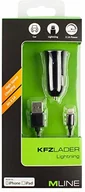 Ładowarki samochodowe - Apple MLINE Ładowarka samochodowa Single USB 2,1 A i kabel do ładowania i transmisji danych do Lightning - miniaturka - grafika 1